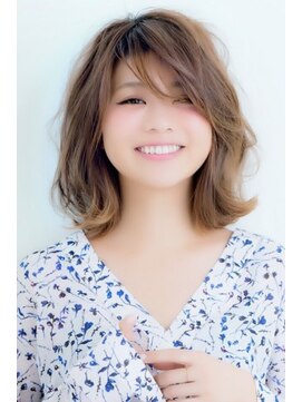 ルーチェ 川崎(Luce) モーブカラーの無造作ウェーブくびれモディ