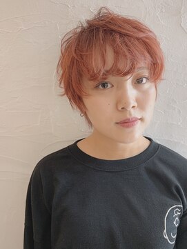 クリコ ヘアーデザイン(CLICQUOT hair design) オレンジカラー