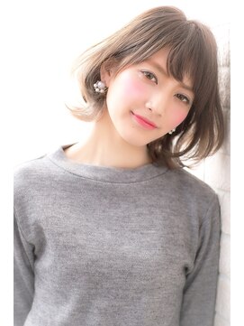 ソア 武蔵小杉(SOAR) 伸ばしかけ小顔ネイビーカラーのマニッシュ美髪フレンチボブ