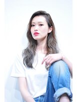 ココ 本八幡(KOKO)&nbsp;黒髪クラゲヘアーオリーブグレー小顔ココアベージュミディアム