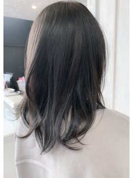 キャアリー(Caary) 福山市ヘアカラー人気Caaryダークグレージュ/ブラックグレージュ
