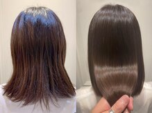 忙しい人にもオススメ♪ULTOWAはカラーや縮毛矯正とも同時施術可能！