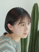 ハク アトリエ(HaKU atelier)&nbsp;ミニボブシースルー前髪切りっぱなしボブショート
