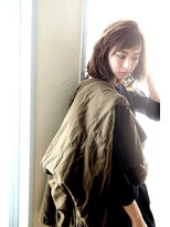 ミエル ヘア 新宿(miel hair)&nbsp;〈mielhair新宿〉カジュアル艶ミディ　イルミナカラー