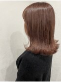 大人可愛いピンクヘア