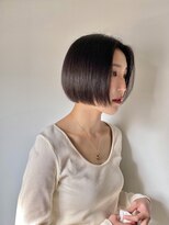 シセイ 青山(SHISEI)&nbsp;ショートボブ/伸ばしかけショート/黒髪ストレート