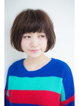 フェイス 赤羽店(face) ペールベージュセクションカラーグラデーションカラー外ハネボブ