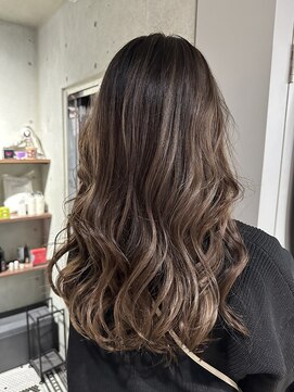 リバレッジ 白金(Leverage) 白髪ぼかしハイライトグラデーション 30代40代【白金目黒】 濱口