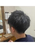 ツーブロック束感ショート爽やかビジネス学生【カミケン清明店】