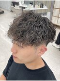 メンズ 波巻きプードルパーマ