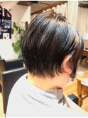 コンパクトショートボブ 艶髪ノンダメージカラー