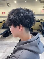 メンズカット バイ ソイクフ(メンズカット by SOY-KUFU) MEN'S HAIRカルマパーママッシュパーマアッシュブラック