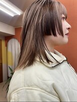 ウェルク(welc) イメチェンスタイルハッシュカットレイヤーカットレッドブラウン