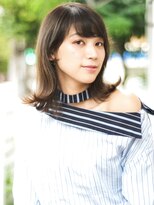 ビュートリアム 福岡(BEAUTRIUM) 乾かすだけで決まる顔まわりにレイヤーを入れた重めロブヘアー