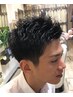 【メンズフルコース】メンズカット+眉カット+ショートスパ