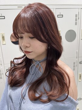 ユニークノベル 中央林間(unique novel) ワンホン　韓国　ローズブラウン　髪質改善