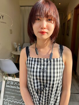 ユッカ 梅田(YUCCA) 【 YUCCA 】大人可愛い20代30代40代 マッシュボブ/暖色カラー