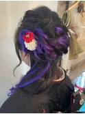 プルエクステ×ヘアセット
