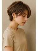 大人ショート　耳掛けショート　担当内迫