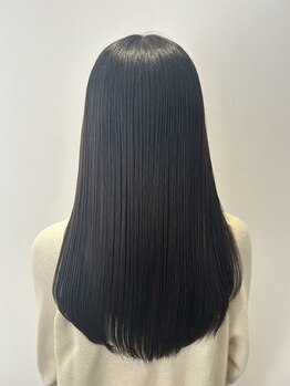 アオク(AOKU)の写真/縮毛矯正/髪質改善ならAOKUにおまかせ＊ときめくうる艶Hairを手に入れて◇マンツーマンサロン◎
