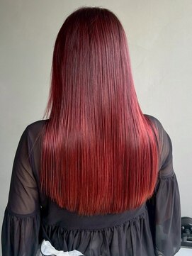 ナカオコアフュール(NAKAO COIFFURE) レッドカラー ダブルカラー ハイトーンカラー ダメージレス