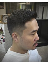 フランクスバーバーリザーブ 人形町店(FRANK’S BARBER RESERVE) スペインカール/スパイキーショート/フェザーパーマ/人形町H