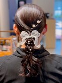 タイト編み下ろし　～同窓会ヘアアレンジ～