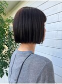 切りっぱなしショート