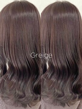 ジーナ 梅田(Zina) 透明感/グレージュカラー/ベージュ/ダブルカラー/kyoka