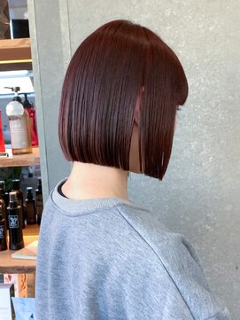 ロンド 表参道店(Lond) ◇ボブ 縮毛矯正 顔周りカット 表参道 ダブルカラー