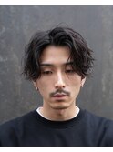 原宿ルーズパーマシャドウパーマメンズパーマメンズカット　　　