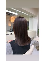 サンズ アイニー(SUNS ini)&nbsp;艶髪ストレート&ナチュラルショコラブラウン