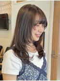 ワンカールレイヤーカット＊ハッシュカット＊顔周りレイヤー銀座