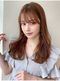 イメチェン顔まわりレイヤー/おろし前髪/ハッシュカット