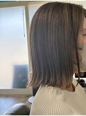 切りっぱなしボブ