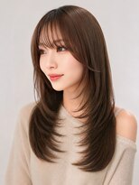 モナザスカイ 栄(MONA the SKY)&nbsp;【MONA】ロングレイヤー/ハイレイヤー！ブラウニーラテ/髪質改善