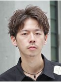 原宿短髪ルーズショートツイストスパイラルパーマ刈り上げ