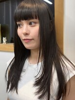 エト(eto)&nbsp;髪質改善ストレート ロングレイヤー 黒髪