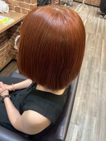モニカ 鶴ヶ峰店(Monica)&nbsp;ミニボブ×オレンジブラウン