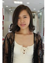 スパーク ヘアアンドフェイス(Spark HAIR&FACE)&nbsp;切りッぱロブ×サファイアハイライト３！Spark[柳澤　陽光]