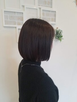 ヘアーアンドネイルフォレスト(Hair&Nail FOREST.) ツヤかわストレートボブ