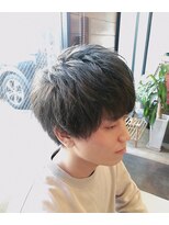 ヘアースペースシャルム (HAIR SPACE Charme)&nbsp;Wカラー　ディープグレー　ショートレイヤーマッシュ♪