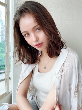 アフロート ディル(AFLOAT D'L) AFLOAT《矢田菜津紀》表参道/レイヤーくびれ◎ピンクブラウン