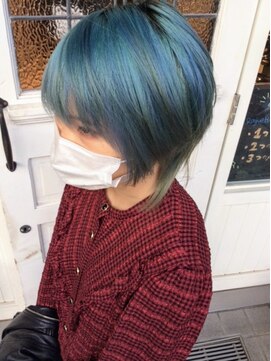 ローグヘアー 亀有店(Rogue HAIR) #BTS#テテ#バンタン#コバルトブルー#防弾少年団