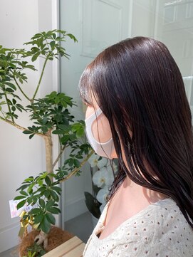 ラフランクリー(la frankly) 20代30代/大人かわいい/バングカラー/髪質改善