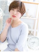 くすみカラー外国人風斜めバングマッシュヘアc5越谷20代30代40代
