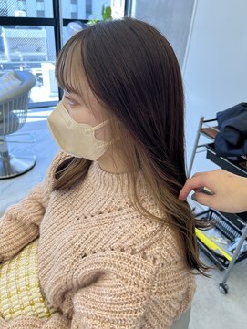 ロンドルーチェ 心斎橋(Lond luce) ダークアッシュ/ミディアムレイヤーカット［髪質改善/縮毛矯正］