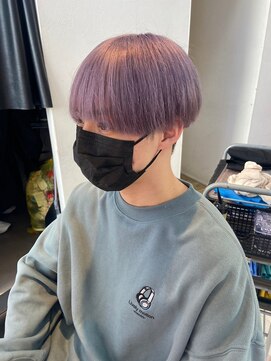 インク サカエ(inq sakae) メンズ/ピンク/マッシュ