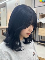 アリープパロット(ALEAP parrot)&nbsp;韓国レイヤー×ブルーブラック【ALEAP parrot/多賀】