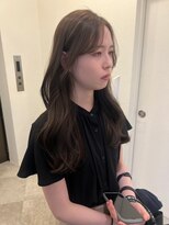 ボタン ハカタ(VOTAN hakata)&nbsp;【YU_KA】ブラウンベージュ/透明感カラー/顔まわりカット